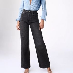 NWT Denim Forum The Coco High Rise Wide Leg 26
